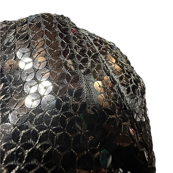 JS Boutique black sequin cocktail party dress size 8 - Picture 4 of 11